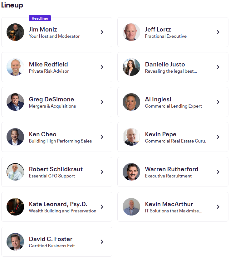 Speaker Lineup for CEO Summit 2025